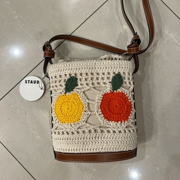 Staud Anita Fruit Crotchet Bucket Bag - Picture 3 of 3